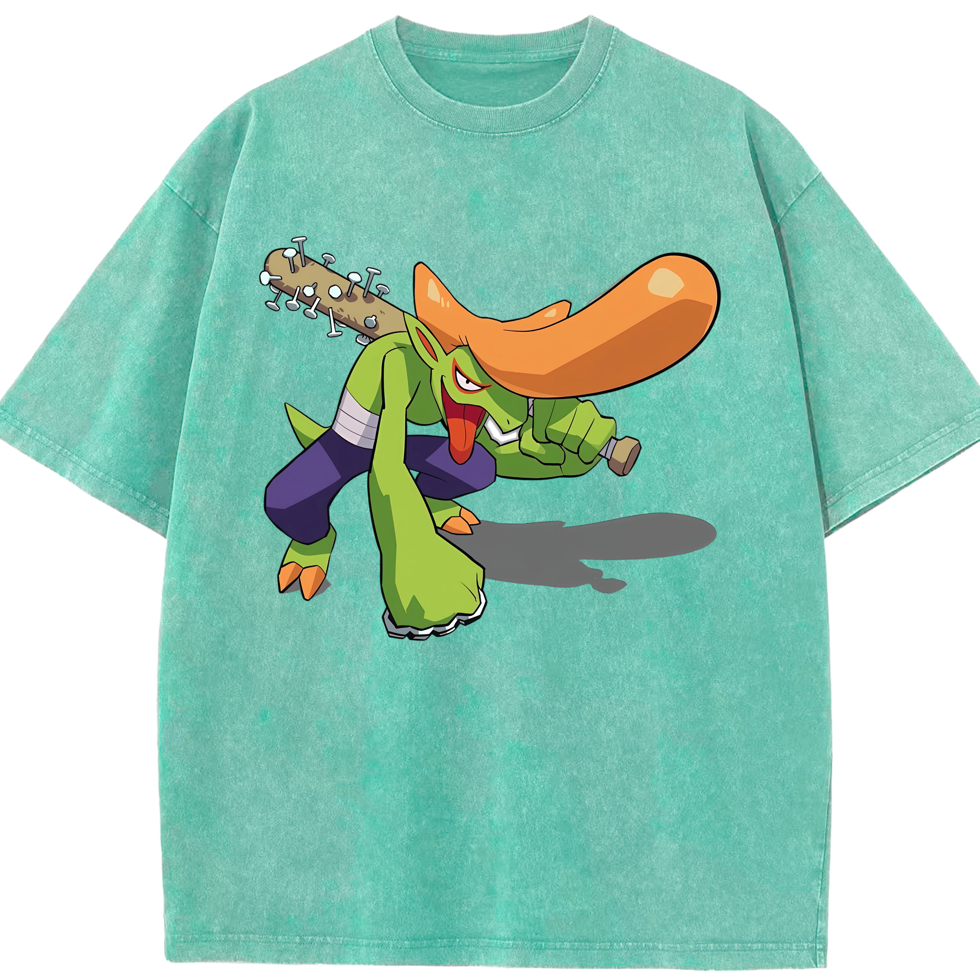 （画像用） 妖怪ウォッチ Yo-kai Watch 綿100% ヴィンテージ風 半袖Tシャツ（フロントプリント）